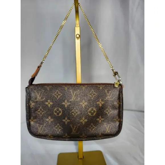 SOLD Louis Vuitton Monogram Pochette Accessoires Shoulder Bag VI0061 Y2K LV - Picture 2 of 14